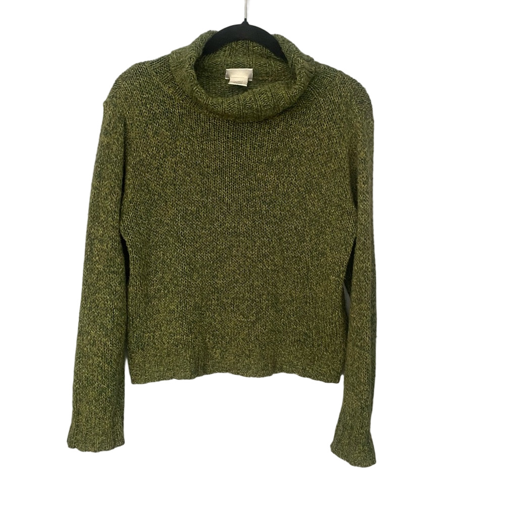 Hennes Collection Olive Cowl Neck Sweater | Medium